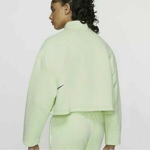 Nike Women's Mint Tech Fleece Cropped Sweatshirt